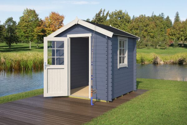 Vuren blokhut 200x200cm | Wels 1 - Afbeelding 3