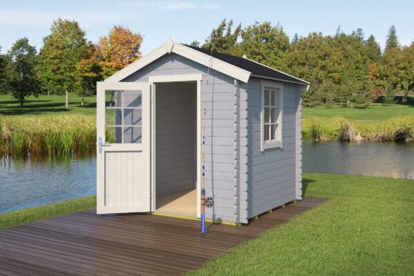 Vuren blokhut 200x200cm | Wels 1 - Afbeelding 4