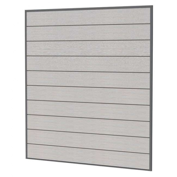 Aluminium profielset | 181,5x200cm | antraciet | t.b.v. composiet schuttingplanken - Afbeelding 4