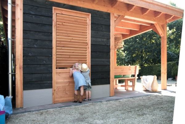 Douglas shutters 89x224cm onbehandeld,Shutters tuinscherm,schutting met shutters