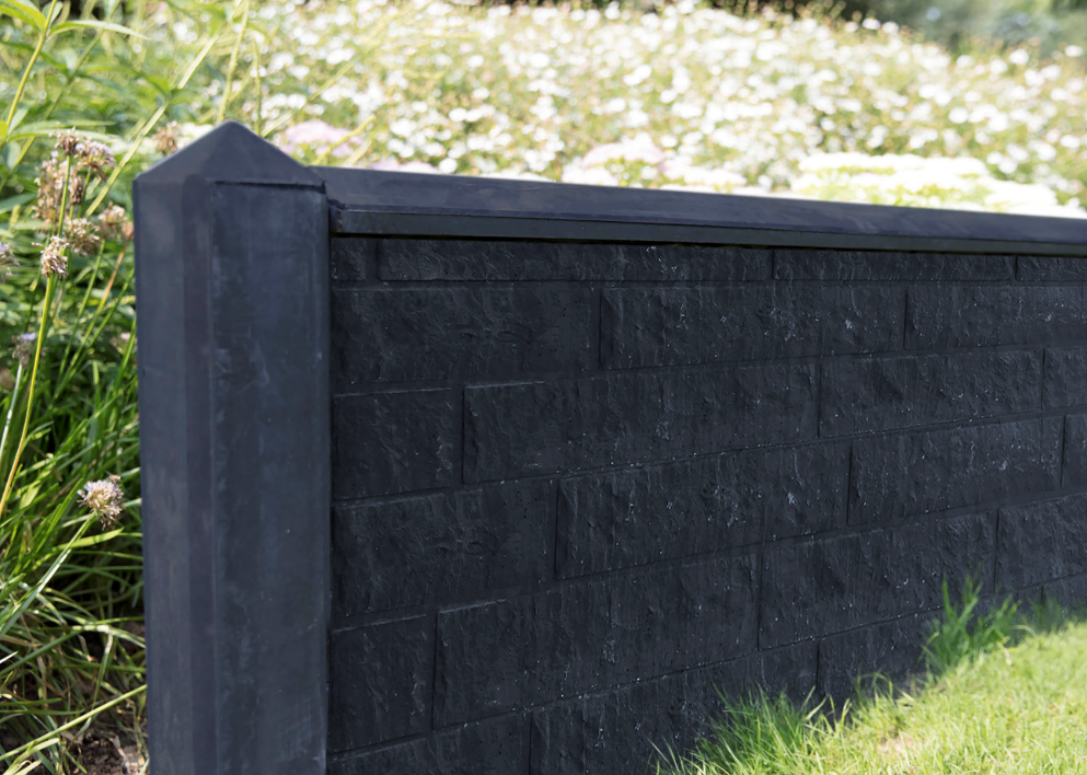 Wardianzaak Bepalen Verplaatsing Beton eindpaal | 100x100mm x 145cm | ongecoat | antraciet | Bakker de  Houthandel