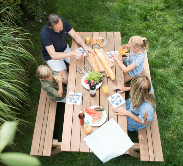 Picknicktafel Hoogkarspel XXL | vuren | 300x155x74 cm - Afbeelding 2