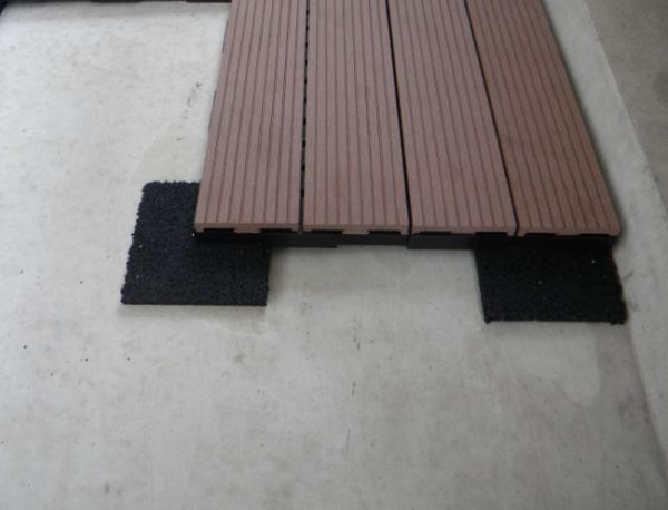 Rubber tegeldrager 10x10cm | 10 mm dik - Afbeelding 2