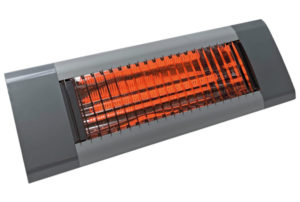terrasstraler elegance 1500w carbonlamp zilver