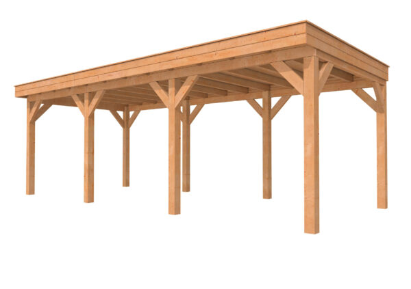 Douglas buitenverblijf Premium plat dak diepte 310cm | diverse breedte maten - Afbeelding 9