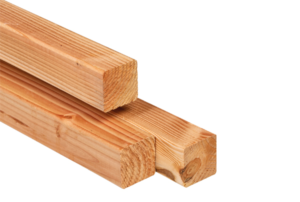 Douglas paal 65x65mm, douglas paal geschaafd 65x65, douglas paal, douglas hout, bakker de houthandel, bakker bouwen en wonen