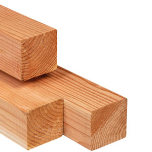 Douglas paal 100x100mm, Douglas paal, douglas hout, Bakker de Houthandel, Bakker bouwen en wonen