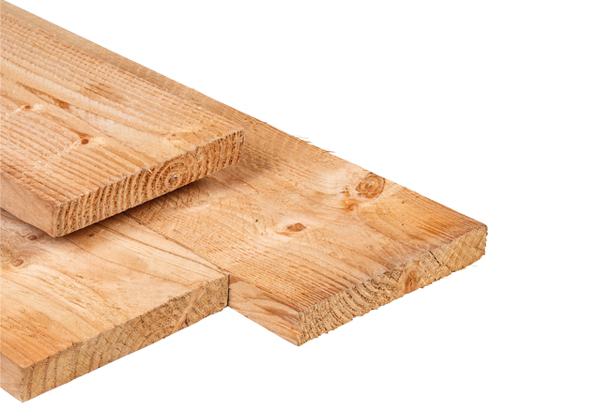 Douglas plank 32x200mm, Douglas hout, Douglas tuinhout, Bakker de Houthandel, Bakker bouwen en wonen