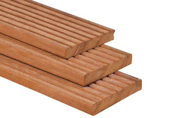 Vernauwd Helaas straf Hardhouten vlonderplank 25x145mm geprofileerd | Bakker de Houthandel