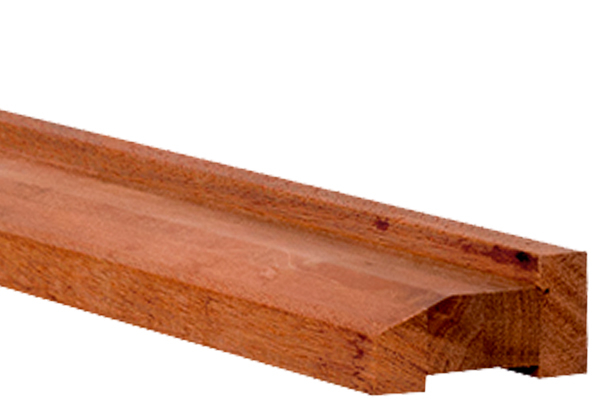 Hardhouten fundamentbalk 45x85mm x 300cm,Hardhouten fundamentbalk 45x85mm