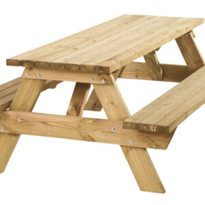 Vuren picknicktafel Bobito 42mm dik bladmaat 71x220cm geïmpregneerd