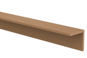 composiet hoekprofiel 40x40mm x 300cm bruin carp