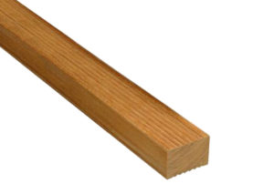 hardhouten regel 45x70mm x 490cm geschaafd met fijnribbel