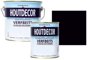 hermadix houtdecor verfbeits 620 zwart dekkend