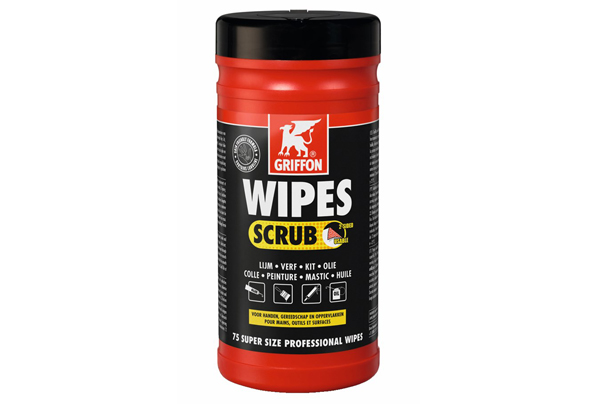 Bison Griffon scrub wipes | dispenser 75 stuks