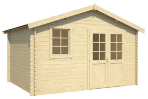 vuren blokhut 380x300cm arvid onbehandeld