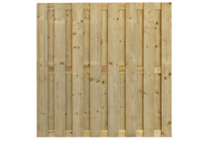 jumboscherm geschaafd vuren 18 planks 15 mm, 180x180cm, recht a306223