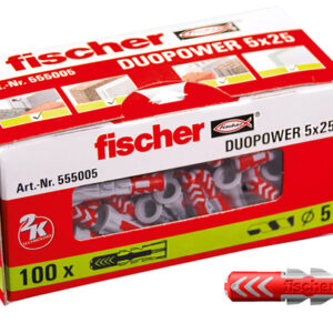 fischer plug duopower | 5x25 | 100 stuks