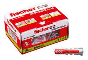 fischer duopower pluggen | 6x30mm | 100 stuks