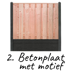 betonplaat met motief bakker bouwen en wonen