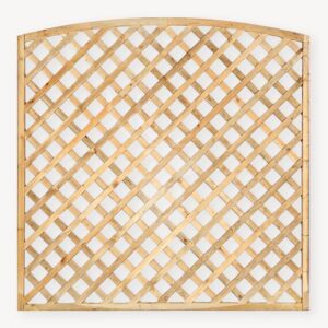 trellis met kader | toog diagonaal | grenen | 180x180 cm