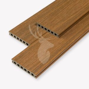 1 vlonderplanken composiet houtnerf veludeck natural teak brown