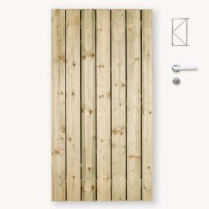 Tuindeur Solide - vuren - geen doorkijk - verzinkt frame