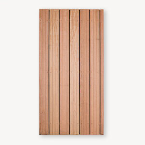 Tuindeur Solide - hardhout zw - pa 1,0 cm - 180x100