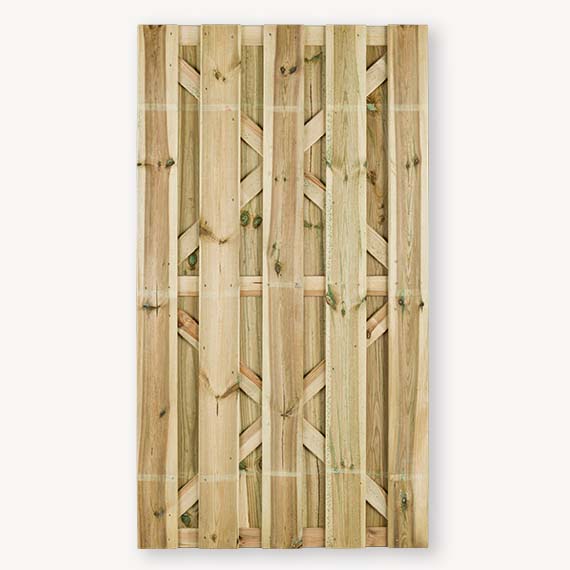 Tuindeur Hoogkarspel - grenen - 180x100 cm