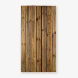 Tuindeur Solide - bruin grenen zw - pa 1,0 - 190x100 cm