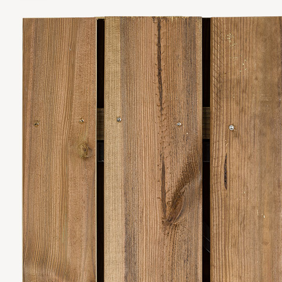Tuindeur Solide - bruin grenen zw - pa 1,0 - 190x100 cm - Afbeelding 3
