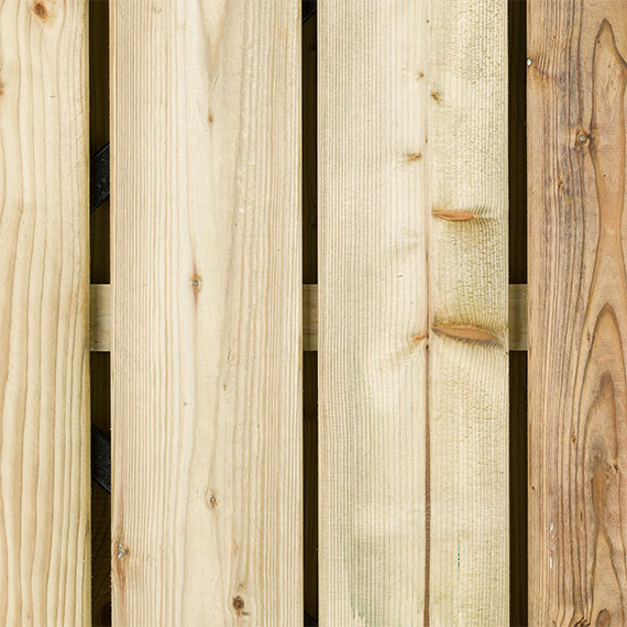 Tuindeur Solide - grenen zw - pa 1,0 cm - 190x110 cm - Afbeelding 4