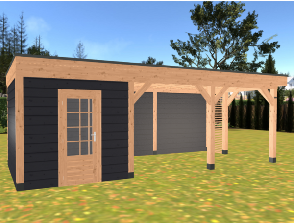 Hillhout buitenverblijf Premium | Douglas | 307x743 cm - Afbeelding 6