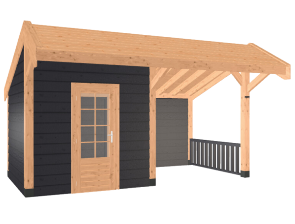 Hillhout kapschuur premium | Douglas | 257x499 cm