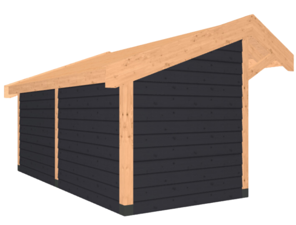 Hillhout kapschuur premium | Douglas | 257x499 cm - Afbeelding 5