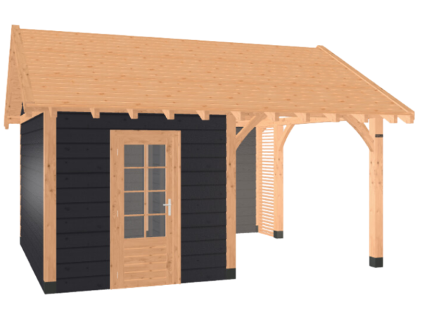 Hillhout zadeldak Excellent | Douglas | 399x499 cm