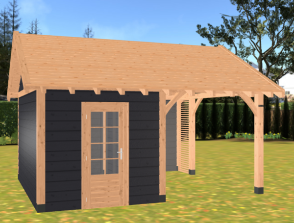 Hillhout zadeldak Excellent | Douglas | 399x499 cm - Afbeelding 6