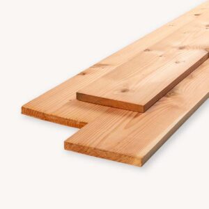 Douglas plank - blank geschaafd - 1,9x19,5 cm - 400 cm, 19,5 cm