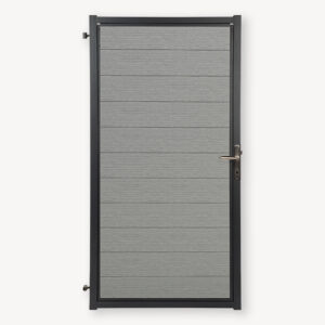 Tuindeur RABAT - composiet - stone grey - 190x100 cm