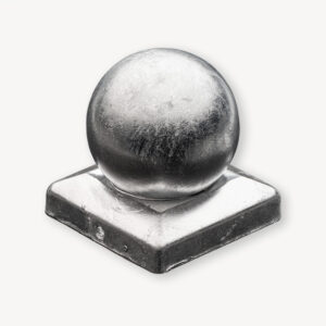 Paalornament bol - verzinkt