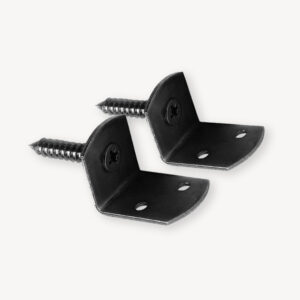 Schermsteunen | Zwart gecoat | Per stuk