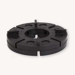 Rubberen afstandhouder - rond - 5 stuks