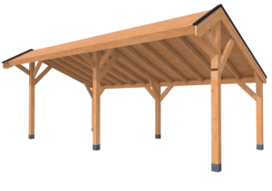 kapschuur, premium 500x310cm (incl. zinken dakgootset) op = op