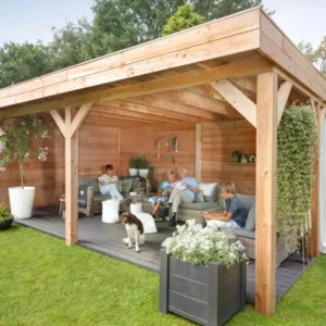 douglas buitenverblijf premium plat dak 500x300cm op=op