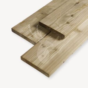 douglas (vlonder)plank | groen geïmpregneerd | 2,8x19,5 cm